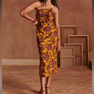 Sezane Pauline Strapless Dress